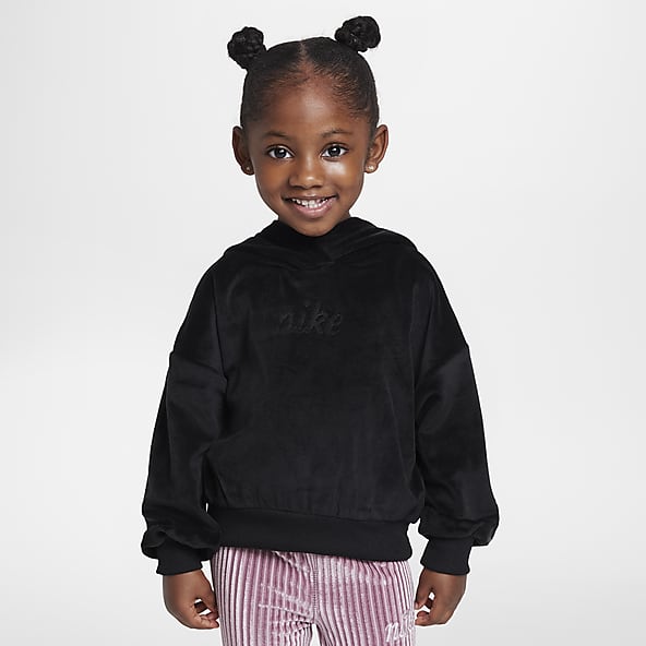 Girls Black Hoodies Pullovers. Nike